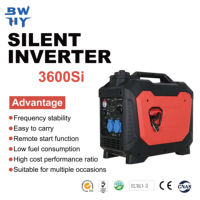 Générateur d'essence silencieux numérique 6800W, générateur électrique portable 6,8Kw silencieux pour la maison/le camping-car/l'extérieur