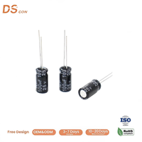 Condensateur électrolytique bipolaire haute fidélité 25V 100uF 6.3*12mm non polarisé, source directe, vente en gros, échantillon gratuit disponible