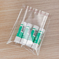 Sacs en plastique transparents jetables OPP avec fermeture autocollante et impression en gravure pour cadeaux et artisanat