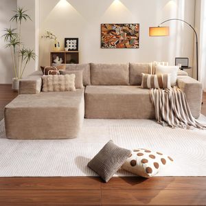 Conjunto de sofá comprimido de esponja de alta densidad de lujo moderno muebles emperatriz combinación sala de estar sofá cómodo duradero - Product Image 2