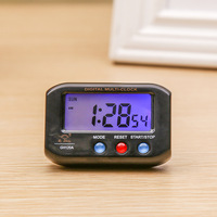 Cadeau personnalisé, très petite horloge numérique, calendrier, heure 12/24 heures, réveil LED
