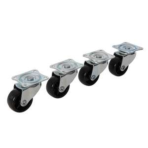 Fixman Light Duty <b>Swivel</b> <b>Castors</b> 4pk 41mm - Product Image 1