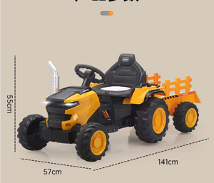 Trattore Telecomandato 2.4G con Bluetooth e Rimorchio Staccabile, <span class=keywords><strong>Batteria</strong></span> 12V, Doppi Motori, Multifunzionale - Product Image 6