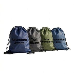 NUEVA Mochila con Cordón Personalizada YCH con MOQ Bajo, Bolsa con Cordón Reciclada, Poliéster Oxford 210D 420D, Bolsa Deportiva - Product Image 1