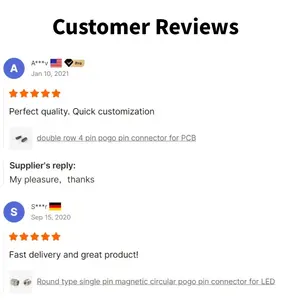 CFE الدقة النحاس الربيع محملة دبوس الاتصال تراجع دبوس بوجو - Product Image 4