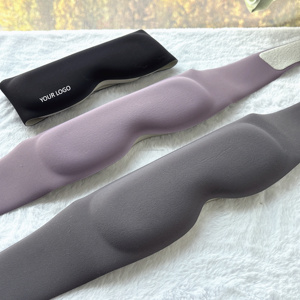 2025 heenlong thấp moq tùy chỉnh Zero mắt áp lực Ergonomic ngủ mặt nạ cho miễn phí nhấp nháy 3D đường viền thiết kế hình dạng - Product Image 2