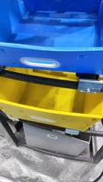 Bac de stockage d'entrepôt, bacs de prélèvement, bac en coreflute, bacs de prélèvement de vêtements personnalisés, bacs en plastique ondulé empilables