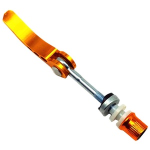 Palanca de liberación rápida de aluminio, abrazadera ajustable para tija de sillín de 6x65mm, para bicicleta de montaña, opciones de colores universales - Product Image 4