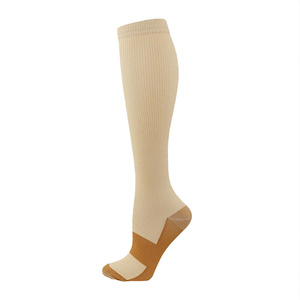 Sports pour femmes en cours d'exécution fasciite plantaire attelles bas diabétiques chaussettes de compression en <span class=keywords><strong>cuivre</strong></span> - Product Image 2