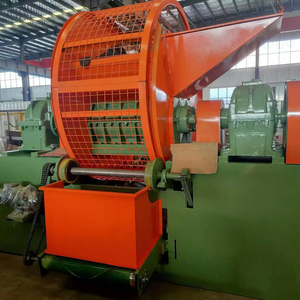 Déchiqueteur de pneus de camion à double arbre Débedeur de pneus à double crochet Tuiles en caoutchouc Équipement de fabrication de sols - Product Image 1