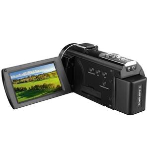 Caméra WiFi professionnelle numérique à écran tactile de 214KM, 3.0 pouces, Vision nocturne, caméscope 4K pour réunion extérieure et intérieure - Product Image 3