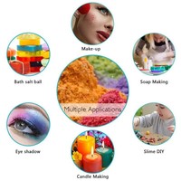 Poudre de mica nacrée ultra-fine pour cosmétiques, 12 couleurs, fard à paupières, rouge à lèvres, paillettes pour nail art, savon DIY, fleurs fraîches, aquarelle