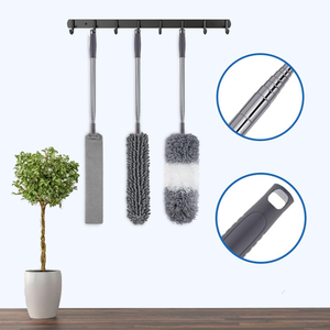 Kit de 4 plumas de microfibra telescópicas ligeras para limpiar ventiladores de techo en el hogar - Product Image 6