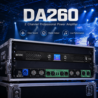 Amplificateur numérique 600W double canal 4 ohms avec écran LCD et audio haute résolution pour système de sonorisation DJ et subwoofer à montage en rack