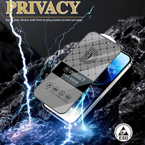 Pellicola Protettiva Antistatica in Vetro Temperato per Schermo Smartphone, Anti-Spia per <span class=keywords><strong>iPhone</strong></span> 15 16 11 <span class=keywords><strong>12</strong></span> - Product Image 2