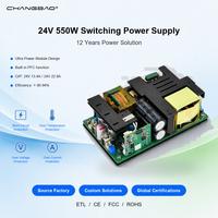Module d'alimentation 24V 13.4A 22.9A à sortie unique 550W avec PFC, alimentation à cadre ouvert AC DC 24V 550W, alimentation à découpage