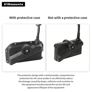 Funda Protectora de Nailon Compuesto Resistente VINmounts para Sonar en Vivo Lowrance ActiveTarget 2, VIN-BHZ-AT02, Logotipo Personalizado - Product Image 3