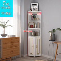 Armoire d'angle personnalisable, étagère de rangement triangulaire, armoire latérale de rangement pour salon, chambre à coucher