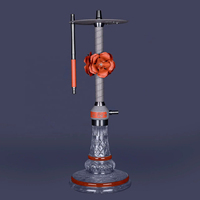 Vente chaude Shisha Fumée Kit Ensemble De Haute Qualité En Alliage D'aluminium Shesha Chicha Mix Couleur Fleur Narguilé Laque En Acier Inoxydable