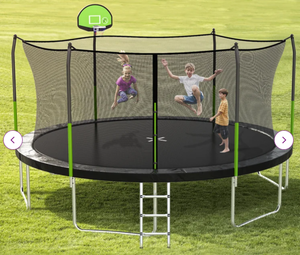 <strong>Trampoline</strong> <strong>14</strong> <strong>Foot</strong> Outdoor Garden Jump 8FT <strong>Trampoline</strong> Pour Enfants Factory Direct OEM Custom - Product Image 2