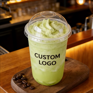 Gobelets à dessert en PP transparent à paroi simple de 34 oz (500 ml) de 90 mm, personnalisables et jetables - Product Image 2