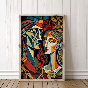 Poster Stampabile Digitale HAOWAI OEM/ODM con Stampa di Pablo Picasso, <span class=keywords><strong>Arte</strong></span> Surreale, Stampa Astratta Cubista per Decorazione Murale del Soggiorno - Product Image 2