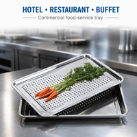 Plateau de barbecue rectangulaire en acier inoxydable 304/201 pour hôtel, buffet, restaurant, 40cm*60cm*48cm, plateau à riz cuit à la vapeur, fabrication OEM