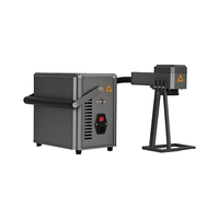 Machine de marquage laser à fibre industrielle portable, alimentée par prise électrique, avec options de batterie au lithium, graveur laser pour métal
