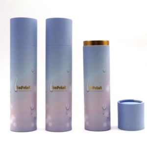 Bán Buôn Biểu Tượng Tùy Chỉnh Các Tông Xi Lanh Hộp Vòng Dài Bóng Nhiều Lớp Ống Giấy Cho Trang Điểm Bàn Chải Thiết Lập Bao Bì Dập Nổi - Product Image 2