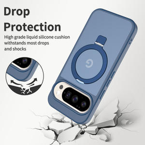 Fundas para Celular <span class=keywords><strong>Google</strong></span> <span class=keywords><strong>Pixel</strong></span> 10 9 <span class=keywords><strong>Pro</strong></span> XL con Soporte Magnético, Control de Cámara Trasera y Botones, para <span class=keywords><strong>Pixel</strong></span> 6 <span class=keywords><strong>7</strong></span> 8 a - Product Image 2