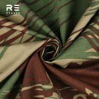 Tela de Camuflaje Rhodesian Brushstroke de Nailon y Algodón Ripstop NYCO5050, Tela para Uniformes Tácticos de Calidad Militar, Resistente al Agua y a la Infrarrojidad (WR+ NIR)
