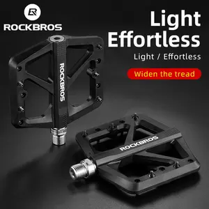 ROCKBROS Bicycle MTB Pedal Wellgo Anti-slip Widen The Tread Mountain Bike Bicycle Nylon Pedal