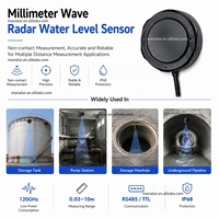 Sensor de Nivel de Agua por Radar de Onda Milimétrica de 120 GHz, Medidor de Nivel de Líquido, Instrumentos de Medición para Ríos, Inundaciones y Tanques