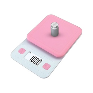 Báscula de cocina digital K2, báscula electrónica portátil de plástico de 0,1g-3kg para hornear, cocinar y pesar en gramos, onzas y mililitros - Product Image 3