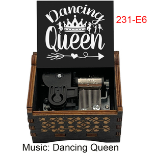 <span class=keywords><strong>Caja</strong></span> de Música de Madera Dancing <span class=keywords><strong>Queen</strong></span> al por Mayor, 18 Notas, Mecanismo de Cuerda, Lindo Regalo de Cumpleaños o Festival para Amigos y Familiares - Product Image 6