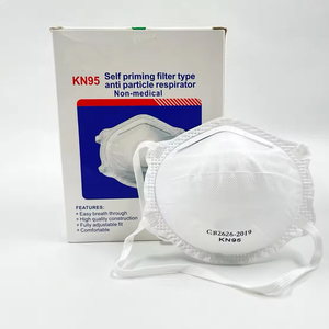 Mascarilla Antipolvo Industrial Desechable FFP2 <span class=keywords><strong>de</strong></span> Alta Calidad con Forma <span class=keywords><strong>de</strong></span> Tazón y Tiras para la Cabeza - Product Image 1