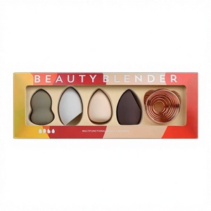 Éponge de maquillage pour le visage, marque OEM, étiquette privée, sans latex, super douce, modèle personnalisable, lavable, pour poudre. - Product Image 5