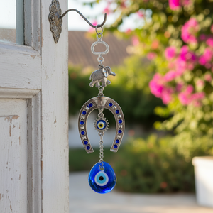 CRISTAL OJOS MAL ORNAMENTO 7X17 cm Objetos Decorativos - Product Image 3