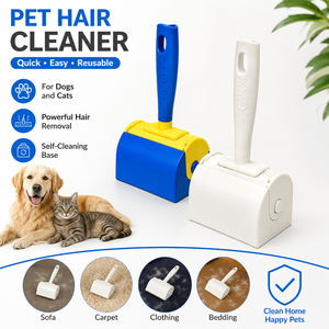 Rouleau Écologique Lavable pour Poils d'Animaux, Brosse Magique Réutilisable pour Nettoyer les Poils de Chien, Détachant Portable pour Tapis, Literie et Sièges de Voiture - Product Image 1