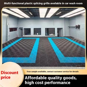 Modern Interlocking Garage <strong>Floor</strong> <strong>Tiles</strong> Rigid Modular Color Anti-Slip Industrial Plastic Mats <strong>for</strong> Automotive Detail Store - Product Image 2