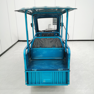 Trois roues <span class=keywords><strong>moto</strong></span> camion agricole E chargement de marchandises boîte électrique Dumper Cargo Tricycle en acier inoxydable - Product Image 5
