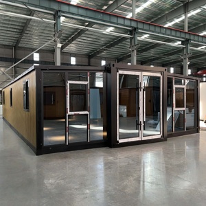 Casa Contenedor Prefabricada Expandible con Estructura de Acero, Diseño Moderno, Energía Solar, Construcción <span class=keywords><strong>Modular</strong></span> - Product Image 1