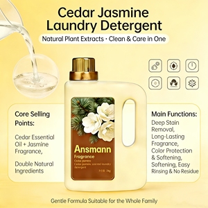 <span class=keywords><strong>Lessive</strong></span> jetable Ansmann Cèdre Jasmin 2kg – Élimination des taches, Soin des couleurs, Adoucissant, Rinçage facile, Parfum longue durée - Product Image 4
