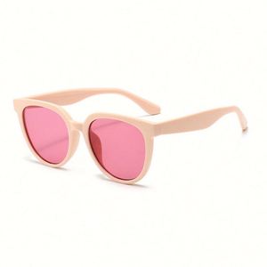 Vente en gros de lunettes de soleil personnalisées à la mode pour femmes, lunettes de soleil œil de chat rouge orange, petite monture ronde pour femmes - Product Image 5
