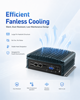 Computadora Industrial Integrada con Doble LAN, 2 COM, USB, HD, VGA, Compatible con Windows y Linux para Control de Máquinas