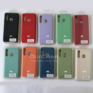 New Model Product OEM Liquid Silicone LOGO Cases For Huawei P30 Lite Y6s Y9s Nova 6 Nova 6se V30 V30 pro P Smart 2020