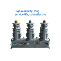 Disjoncteur à vide triphasé 36KV 38KV à réenclenchement automatique, adaptable à tous les environnements, pour montage extérieur sur poteau