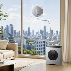 Ecovacs winbot อุปกรณ์ทำความสะอาดกระจก W3 OMNI แรงดูด10000PA แผ่นล้างวนอัตโนมัติทำความสะอาดแบตเตอรี่130นาทีความปลอดภัย12ระดับ - Product Image 1