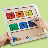 Juguete de Conteo de Números para Educación Temprana Montessori, Tablero de Cálculo Matemático con Dedos, Herramienta de Enseñanza de Matemáticas Preescolar