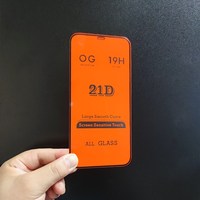 Prix de gros – Film de protection d'écran en verre trempé HD 21D à couverture intégrale pour iPhone 17 Pro Max, iPhone 17, 16, 15